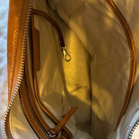 MICHAEL Michael Kors Tan Brown Leather Shoulder Bag - Picture 6 of 11